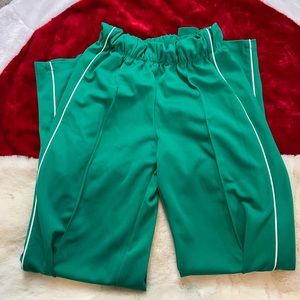 Women’s Green Track Pant High Waisted. Women’s Size XXS.